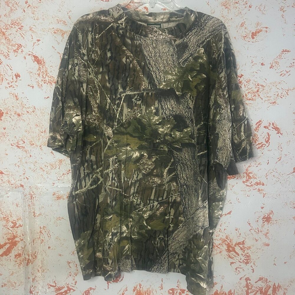 Mossy Oak Air Bandit Camo T-Shirt Men’s 2XL Hunting Outdoor Tree Graphic